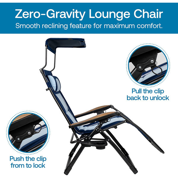 Arlmont & Co. Kolyo Reclining Zero Gravity Chair with Cushion Wayfair